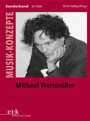 cover image of MUSIK-KONZEPTE Sonderband--Michael Wertmüller